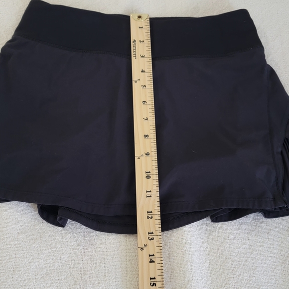Lululemon Athletica Black Skirt Size 4 - Picture 8 of 9